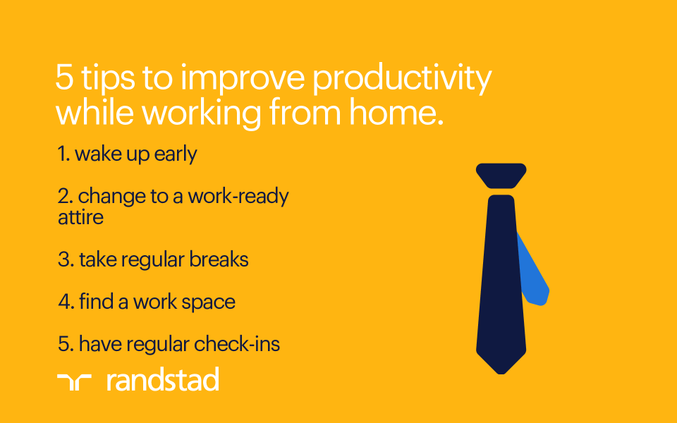 5 Tips on How to be Productive when Working from Home Randstad Singapore